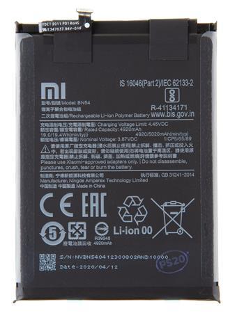 Baterie Xiaomi Redmi 9/ Redmi Note 9 (BN54) 5020 mAh (Service Pack)