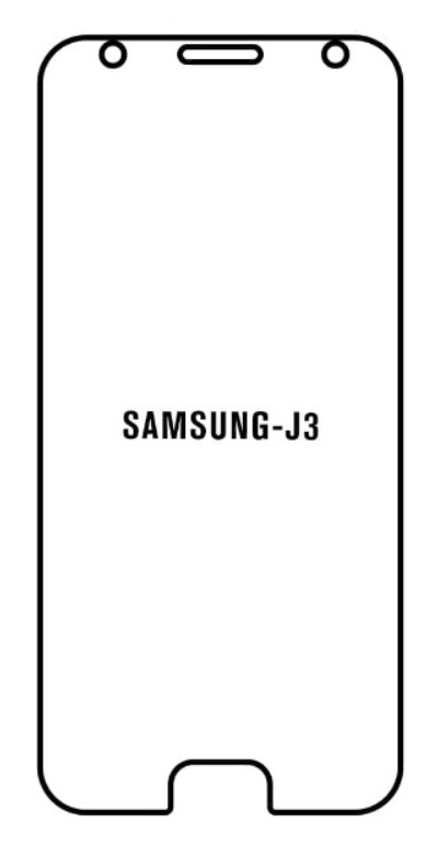 Hydrogel - Privacy Anti-Spy ochranná fólie - Samsung Galaxy J3 2017