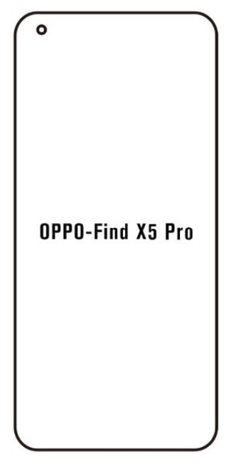 Hydrogel - Privacy Anti-Spy ochranná fólie - OPPO Find X5 Pro