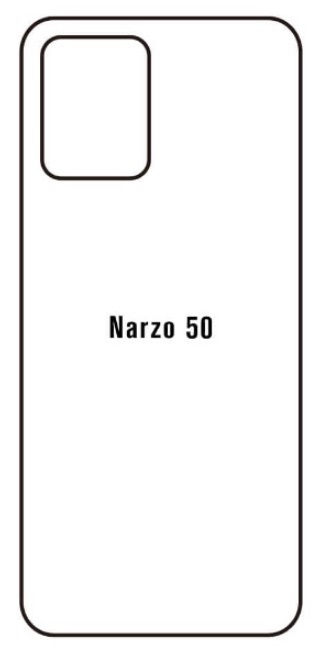 Hydrogel - matná zadní ochranná fólie - Realme Narzo 50