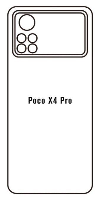 Hydrogel - zadní ochranná fólie - Xiaomi Poco X4 Pro 5G