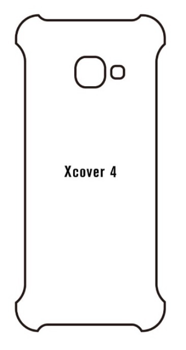 Hydrogel - matná zadní ochranná fólie - Samsung Galaxy Xcover 4