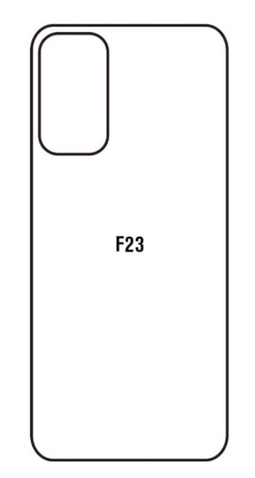 Hydrogel - matná zadní ochranná fólie - Samsung Galaxy F23