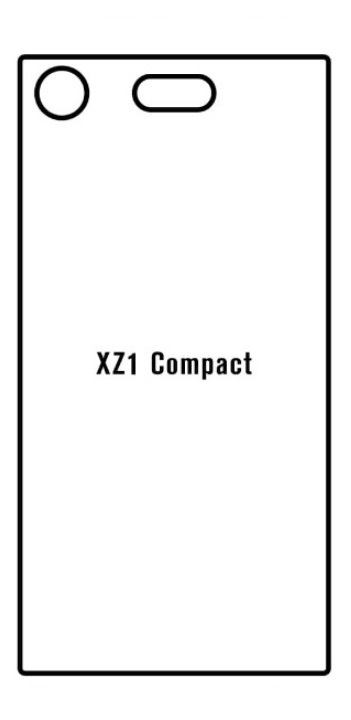 Hydrogel - matná zadní ochranná fólie - Sony Xperia XZ1 compact