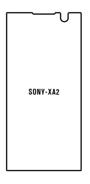 Hydrogel - matná ochranná fólie - Sony Xperia XA2