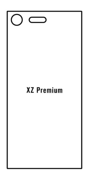 Hydrogel - zadní ochranná fólie - Sony Xperia XZ Premium