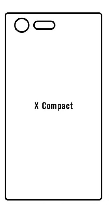Hydrogel - matná zadní ochranná fólie - Sony Xperia X Compact