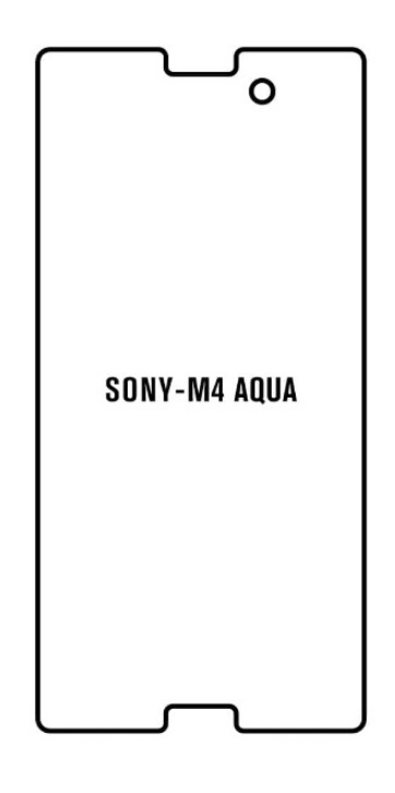 Hydrogel - Privacy Anti-Spy ochranná fólie - Sony Xperia M4 Aqua