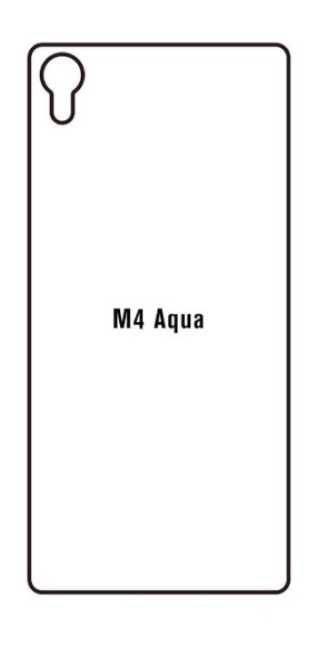 Hydrogel - matná zadní ochranná fólie - Sony Xperia M4 Aqua