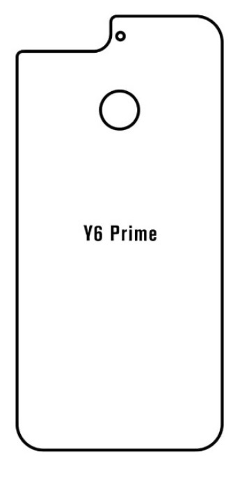 Hydrogel - matná zadní ochranná fólie - Huawei Y6 Prime 2018