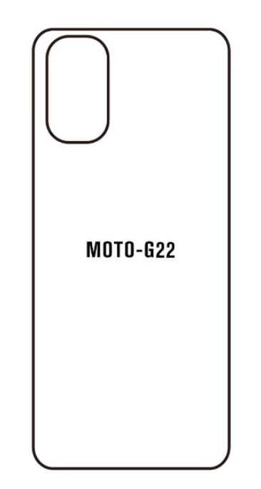 Hydrogel - zadní ochranná fólie - Motorola Moto G22