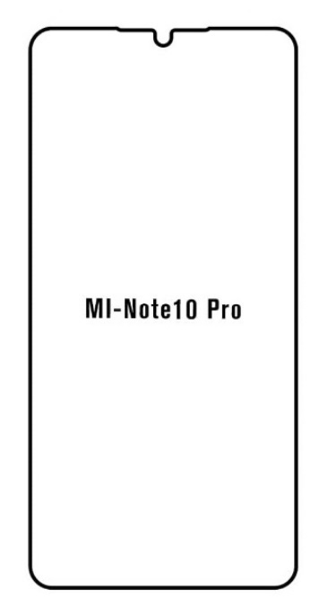 Hydrogel - matná ochranná fólie - Xiaomi Mi Note 10 Pro