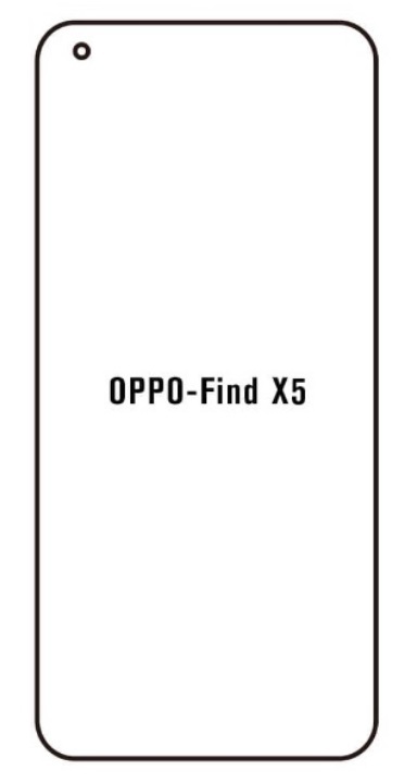 Hydrogel - Privacy Anti-Spy ochranná fólie - OPPO Find X5