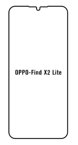Hydrogel - matná ochranná fólie - OPPO Find X2 Lite