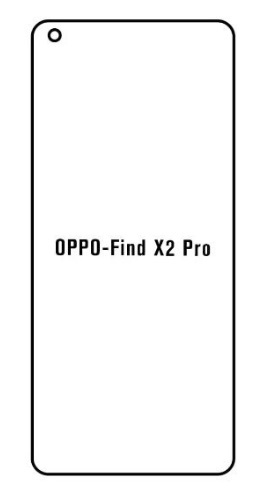 Hydrogel - matná ochranná fólie - OPPO Find X2 Pro