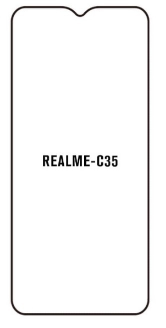 Hydrogel - matná ochranná fólie - Realme C35