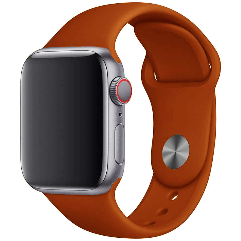 Řemínek pro Apple Watch (38/40/41mm) Sport Band, Dark Orange, velikost S/M