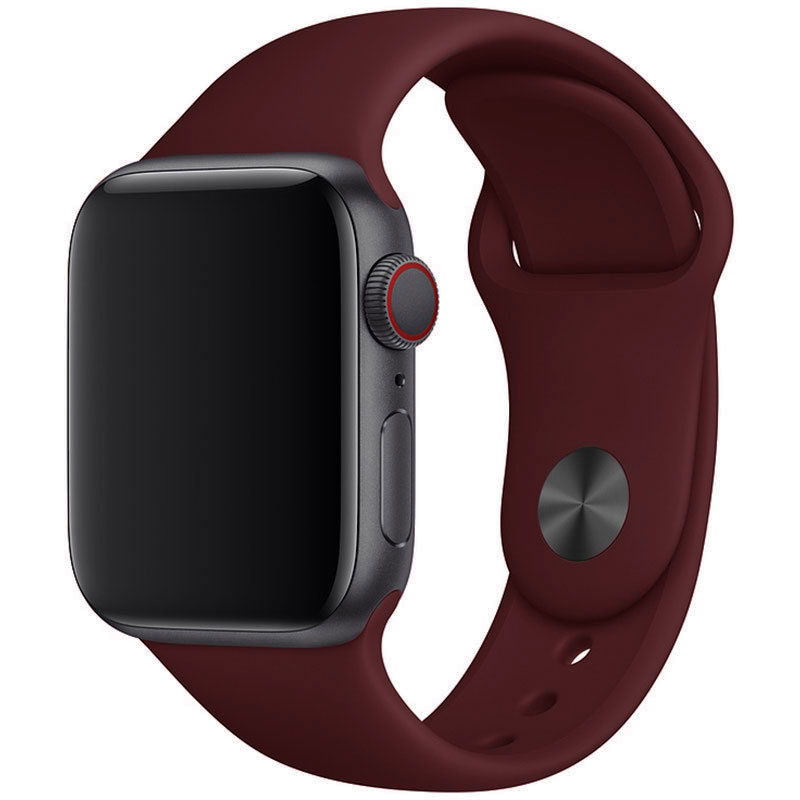 Řemínek pro Apple Watch (42/44/45mm) Sport Band, Wine Red, velikost S/M