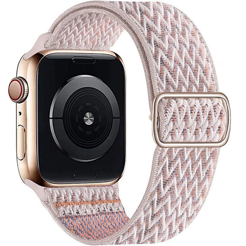 Scrunchie řemínek pro Apple Watch (42/44/45mm) Pink Sand Light