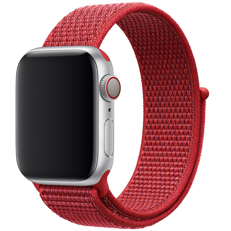 Nylonový řemínek pro Apple Watch (42/44/45mm) Red