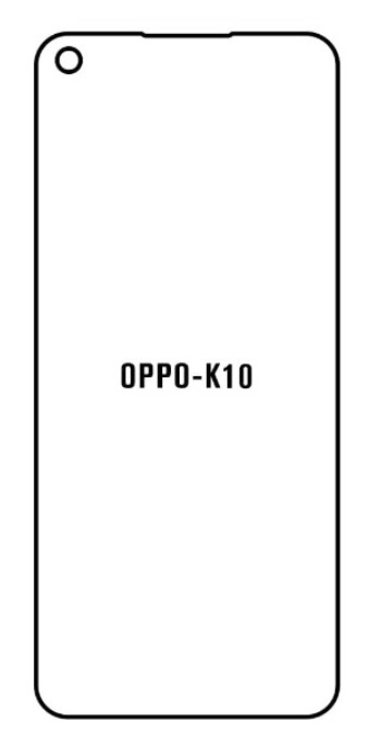 Hydrogel - matná ochranná fólie - OPPO K10