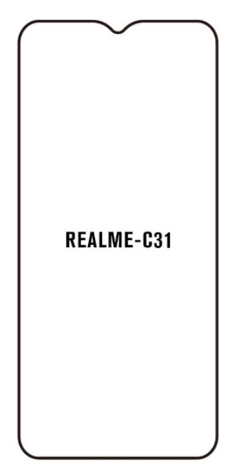 Hydrogel - matná ochranná fólie - Realme C31