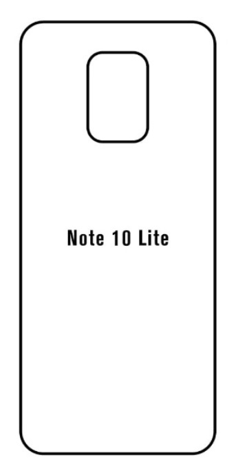 Hydrogel - matná zadní ochranná fólie - Xiaomi Redmi Note 10 Lite
