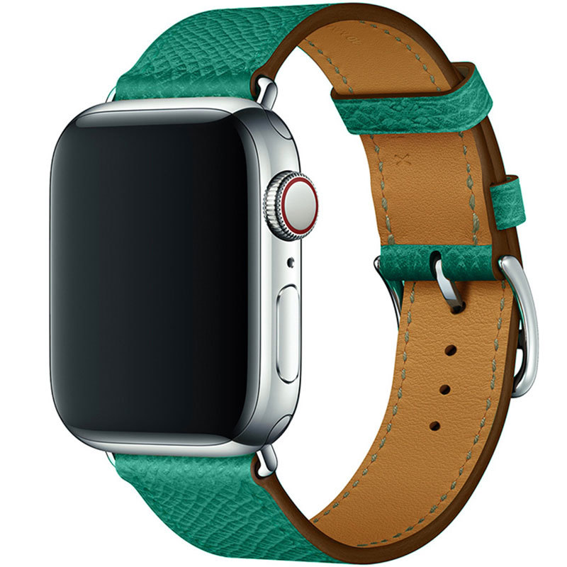 Kožený řemínek pro Apple Watch (38/40/41mm) Green