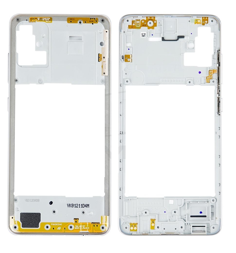 Samsung Galaxy A51 - Středový rám - Prism Crush White