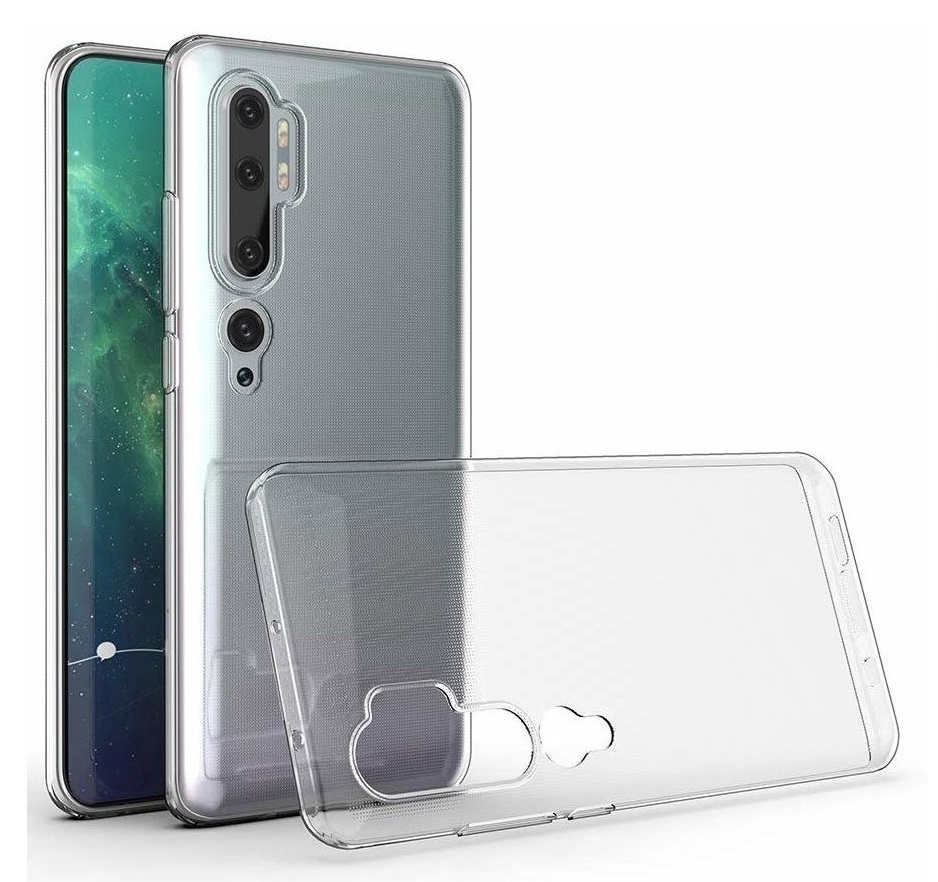 Xiaomi Mi Note 10/Mi Note 10 Pro - Průsvitný ultratenký silikonový kryt