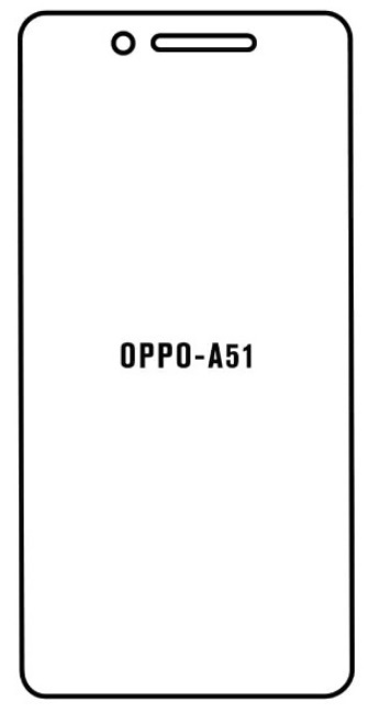 Hydrogel - Privacy Anti-Spy ochranná fólie - OPPO A51