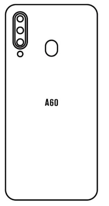 Hydrogel - matná zadní ochranná fólie - Samsung Galaxy A60