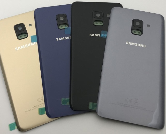 Samsung Galaxy A8+ 2018 A730 - Zadní kryt - černý (náhradní díl)
