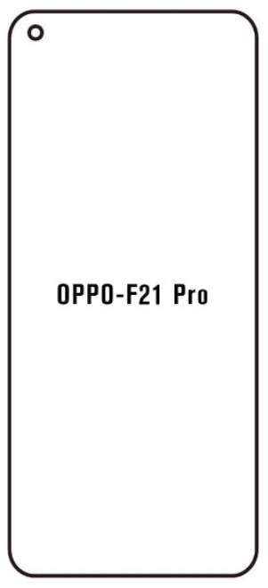 Hydrogel - matná ochranná fólie - OPPO F21 Pro
