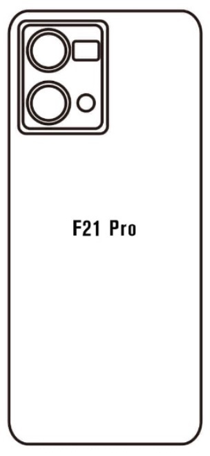 Hydrogel - zadní ochranná fólie - OPPO F21 Pro
