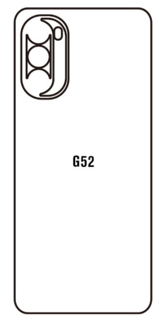 Hydrogel - matná zadní ochranná fólie - Motorola Moto G52