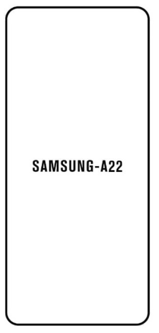 Hydrogel - ochranná fólie - Samsung Galaxy A22 5G, typ výřezu 2