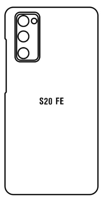 Hydrogel - zadní ochranná fólie - Samsung Galaxy S20 FE/S20 FE 2022, typ výřezu 4