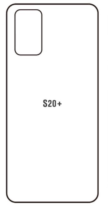 Hydrogel - zadní ochranná fólie - Samsung Galaxy S20+, typ výřezu 7