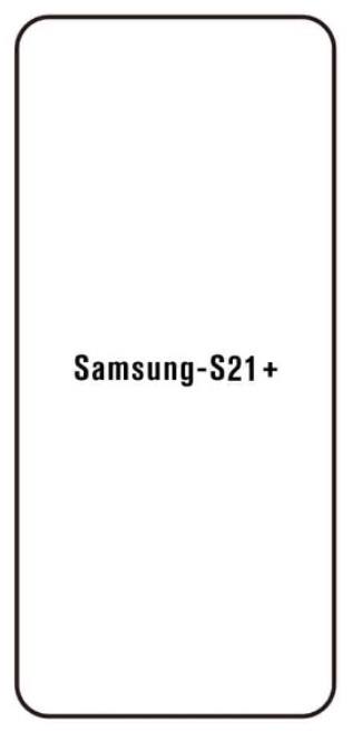Hydrogel - ochranná fólie - Samsung Galaxy S21+ 5G, typ výřezu 2