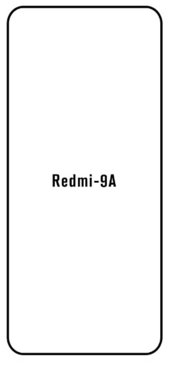 Hydrogel - ochranná fólie - Xiaomi Redmi 9A, typ výřezu 4