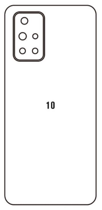 Hydrogel - zadní ochranná fólie - Xiaomi Redmi 10, typ výřezu 6