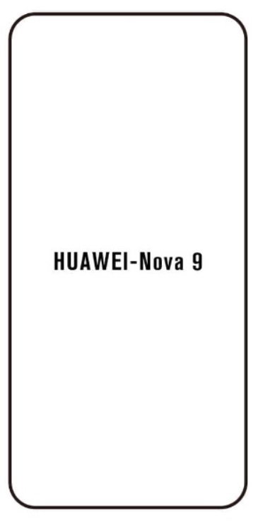 Hydrogel - ochranná fólie - Huawei Nova 9, typ výřezu 2