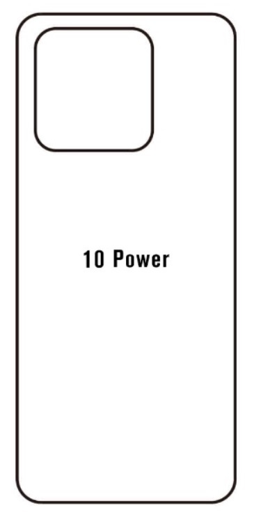 Hydrogel - matná zadní ochranná fólie - Xiaomi Redmi 10 Power