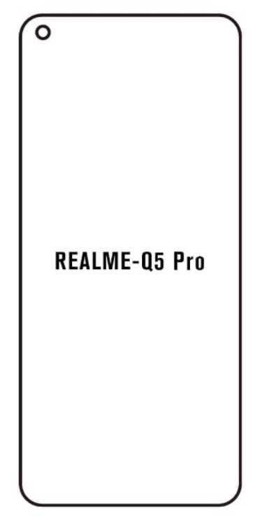 Hydrogel - matná ochranná fólie - Realme Q5 Pro