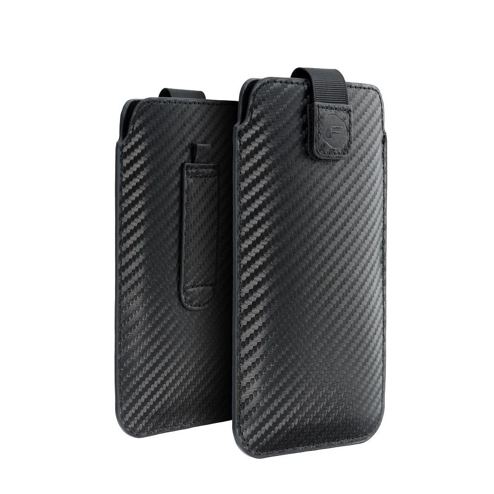Forcell POCKET Carbon Case - Size 11 -  iPhone 12 / 12 Pro Samsung Note / Note 2 / Note 3 / Xcover 5 / S21