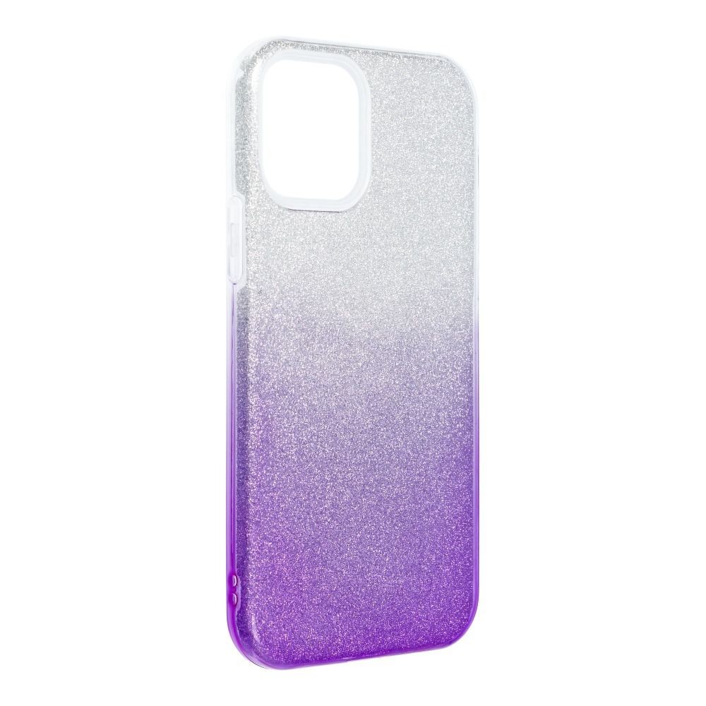Forcell SHINING Case  iPhone 12 / 12 Pro průsvitný/fialový