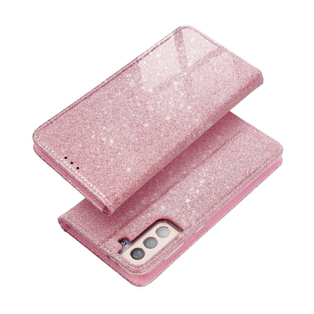 Forcell SHINING Book   Xiaomi Redmi Note 9T 5G (růžový)