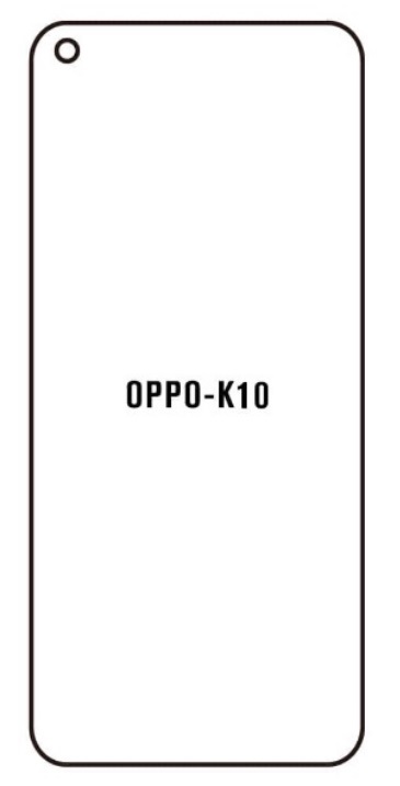 Hydrogel - ochranná fólie - OPPO K10 5G, typ výřezu 2
