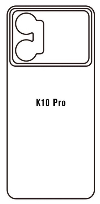 Hydrogel - zadní ochranná fólie - OPPO K10 Pro 5G